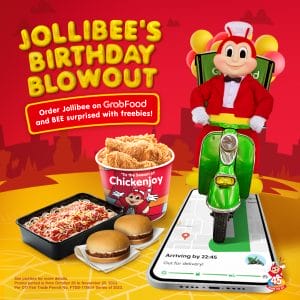 Jollibee Birthday Blowout GrabFood Delivery Promo
