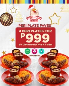 Peri-Peri Charcoal Chicken Peri Plate Faves Delivery Promo