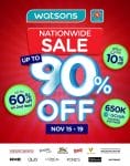 Watsons Nationwide Sale